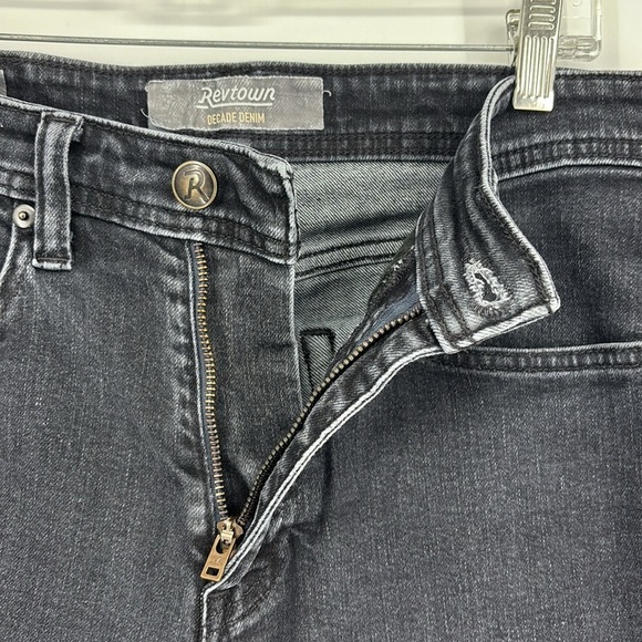Revtown Decade Denim Taper Jeans Men’s Size 30x28” in Black - Picture 3 of 8